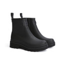 Barbour Layla ankle welly boots in black – waterproof ankle-length wellingtons with chunky sole and pull tabs.