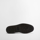 Durable black rubber sole of Barbour Harrison men’s dark brown lace-up boot