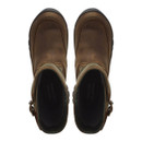 Top-down view of Chatham Women’s Windsor Boots showing slip-on opening, cushioned lining, and round toe design.