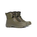 Barbour Marlow Lace-Up Welly Boots in Olive – angled side view