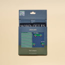 Joules Crown Joules men’s 2 pack boxer shorts gift set with green stripe and blue Land Rover print