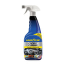 A view of dashboard cleaner spray on a white background