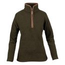 Jack Pyke Women's Quarter Zip Fleece - Green