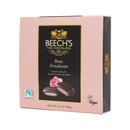 A view of Beech's rose fondants chocolates on a white background