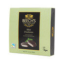 A view of Beech's mint flavoured chocolate fondants on a white background