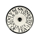 A top view of an Emma Bridgewater Black Toast biscuit barrel