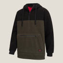 A front view of a Hoggs of Fife Stormproof hooded sweatshirt