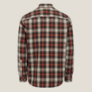 A back view of a men's Hoggs of fife check shirt