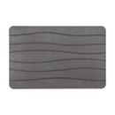 A view of a diatomite bath mat on a white background