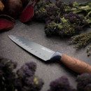 Taylor’s Eye Witness Brooklyn Santoku chef’s knife with non-stick coating and ergonomic handle.