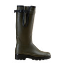 A side view of a men's Le Chameau Men's Vierzonord Neoprene Lined Wellington Boots on a white background