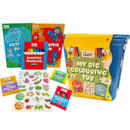 Project Craft My Big Colouring Tub art set including colouring books, crayons, pencils, scented markers, stickers and pastels — fun creative kit for children aged 3 and up.