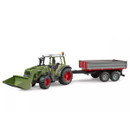 Bruder Fendt Vario 211 Tractor with Front Loader & Tipping Trailer Toy