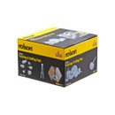 Yellow and black box labeled "Rolson 6 Piece Polishing & Buffing Pads." Images of various buffing pads and a polished wheel are shown on the package.