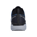 Blue Hi-Tec walking shoe with padded heel collar, pull tab and stabilising rear support for secure fit.