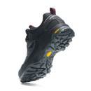 Angled view of hiking shoe highlighting aggressive Vibram tread and shock-absorbing midsole.