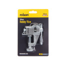 Packaging of a 105mm Rolson Hobby Vice. The silver vice is visible through a clear plastic cover on a black and yellow card, conveying an industrial feel.