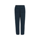 Back view of navy trousers on a plain white background.