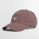Brown baseball cap with "Barbour" and a small emblem on the front. The cap is displayed against a plain white background, conveying a casual style.