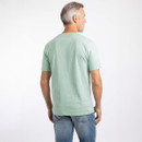 Weird Fish Men's Fished Organic Branded T-Shirt - Mint Green
