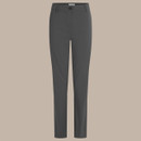 Studio product shot of dark grey Craghoppers women’s walking trousers, front view showing straight-leg fit and waistband.