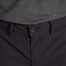Close-up of Black Pepper Craghoppers Nosi Pro Trouser III waistband and button fastening.