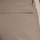 Close-up of the rear pocket area on the pebble shorts with embroidered Craghoppers branding.
