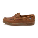 Chatham Men's Deck Buton G2 Leather Boat Shoes - Walnut