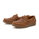 Chatham Men's Deck Buton G2 Leather Boat Shoes - Walnut