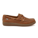 Chatham Men's Deck Buton G2 Leather Boat Shoes - Walnut
