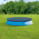 Intex Easy Set pool with fitted debris cover on grass
