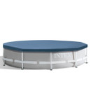 Intex round frame pool cover fitted on pool