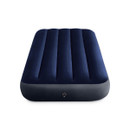 Intex Dura-Beam Standard inflatable airbed shown from front view with ridged sleeping surface