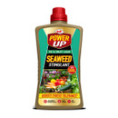 A bottle of Doff Power Up The Ultimate Liquid Seaweed Stimulant plant feed.
