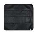 Black waterproof backing of Regatta picnic blanket, fully extended.