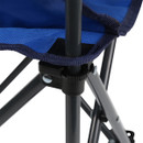 Close-up of Regatta kids chair frame joint and fabric seat attachment.