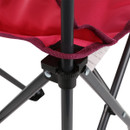 Close-up of Regatta kids chair frame joint and fabric seat attachment.