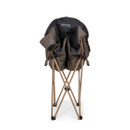 Side view of Regatta Seren XL foldable camping chair collapsed for storage.