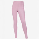 Pink high-waisted leggings with a seamless design and side pockets. The smooth texture and pastel shade convey a modern, stylish appearance.