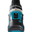 Close up of Makita cordless drill speed selector switch and torque settings dial.