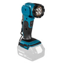 Makita 18V cordless LED flashlight with a pivoting head.