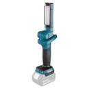 Makita 18V cordless LED work light with adjustable head.