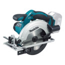 Makita 18V cordless circular saw with guide fence.