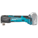 Makita cordless multi tool with 18V battery attached.