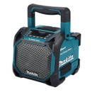Makita Bluetooth jobsite speaker with True Wireless Stereo and carry handle.