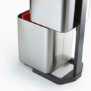 Lower waste compartment being removed from the base of the bin for easy emptying.