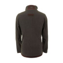Back flat lay of the fleece showing the full rear design and contrasting collar panel detail.