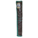 Packaged willow fence screening roll with 2m x 4m size label wrapped in protective plastic for garden privacy fencing