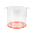 Transparent popping chamber from the Giles & Posner popcorn maker, featuring integrated airflow design for efficient popping.