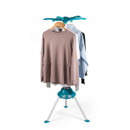 Beldray heated clothes airer with garments hanging on the drying arms, ready for indoor drying use.